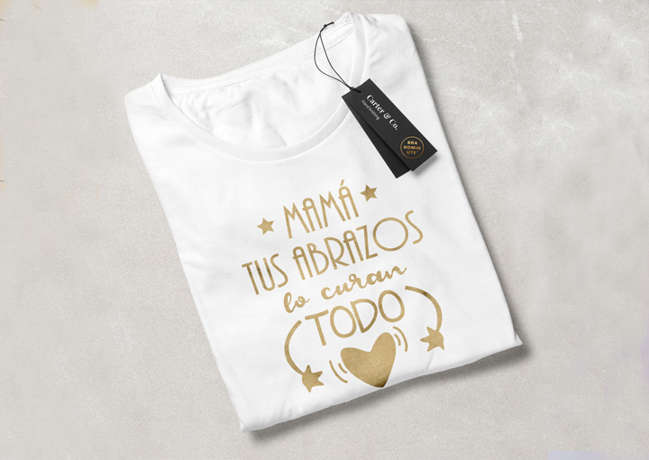 Playera serigrafíada para articulo promocional